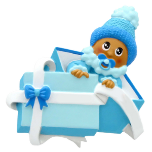 Baby in Present - Baby's 1st Christmas Ornament