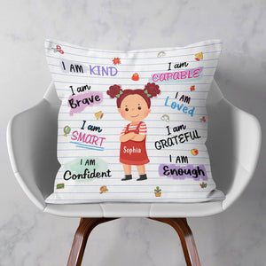 I Am Capable I Am Loved - Personalized Pillowcase