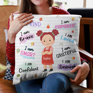 I Am Capable I Am Loved - Personalized Pillowcase