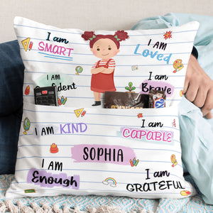 I Am Confident - Personalized Pocket Pillow