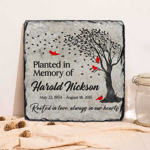Personalized Planted In Memory of Memorial Stone