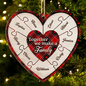 Together We Make A Family - Personalized Christmas Ornament