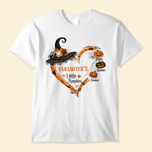 Nanawitch's Little Pumpkins - Personalized Shirt For Grandmother