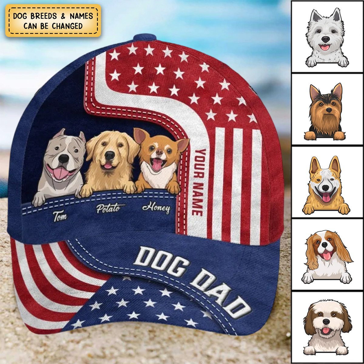 Dogs Have Given Us Their Absolute All - Personalized Classic Cap