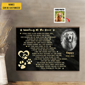 Personalized Dog Memorial Gift For Dog Lovers Canvas- Dog Memorial Gift For Dog Lovers