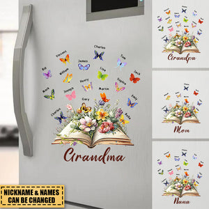 Gift For Grandma Butterflies Sticker