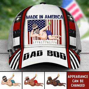 Made In America Personalized Classic Cap - Gift for Dad, Papa,Grandpa