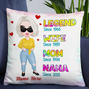 Love Mom Grandma Legend Pillow
