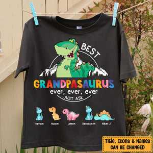 Gift For Papasaurus Shirt Hoodie Sweatshirt