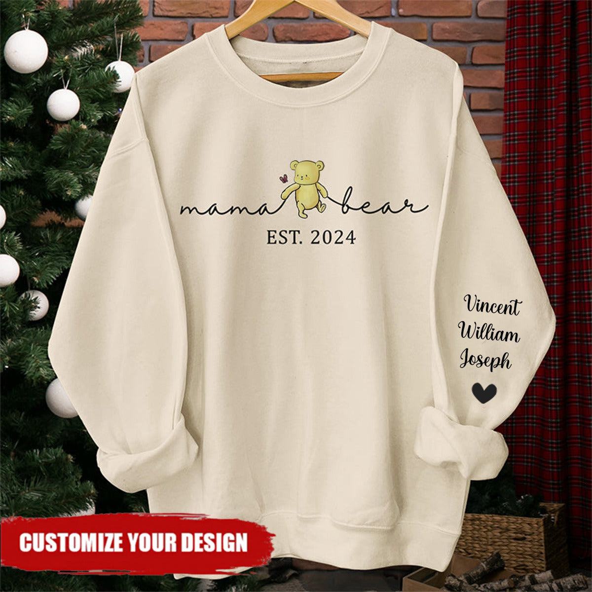 Motherhood Is The Greatest Thing - Family Personalized Custom Sweatshirt