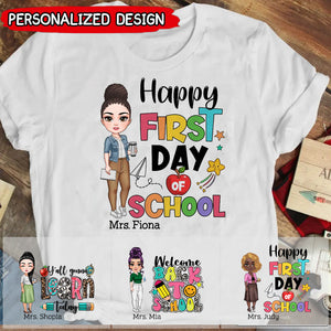Personalized Custom T-Shirt - Teacher's Day, Birthday Gift For Teacher