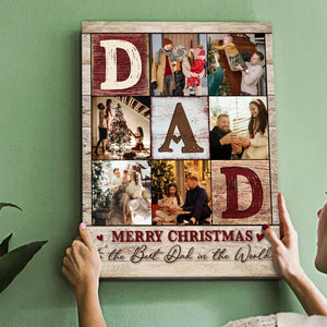 DAD PHOTO COLLAGE POSTER, PERSONALIZED GIFTS FOR DAD, BEST FATHER’S DAY GIFTS 2023