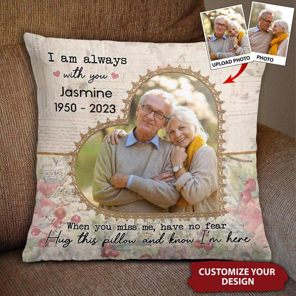 Hug This Pillow And Know I'm Here - Personalized Pillowcase