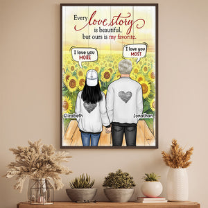 Every Love Story Is Beautiful, But Ours Is My Favorite - Gift For Couples, Personalized Vertical Poster