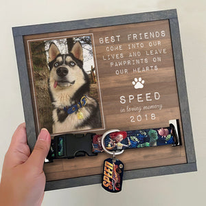 Upload Image - Personalized Memorial Pet Loss Sign (9x9 inches)