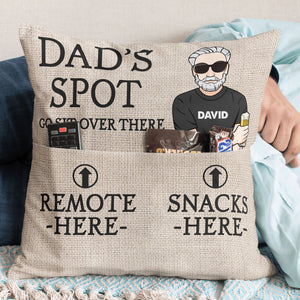 Dad's Spot - Personalized Pocket Pillowcase