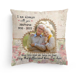 Hug This Pillow And Know I'm Here - Personalized Pillowcase