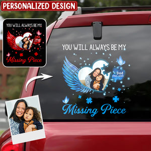 Missing Piece Personalized Memorial Upload Photo Decal