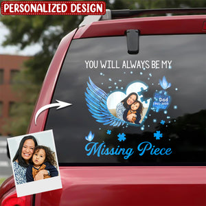 Missing Piece Personalized Memorial Upload Photo Decal