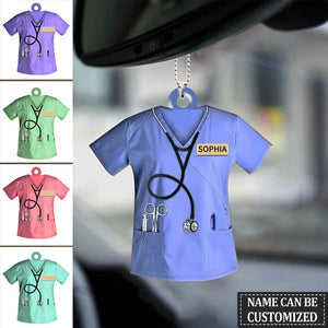 Personalized Nurse Uniform Ornament - Gift For Nurse