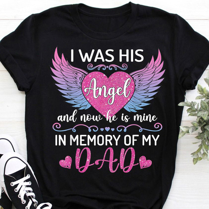 I Was His Angel Now He's Mine Classic T-Shirt